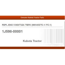 REPL ENG V38DIT3ZA TIER3 (M8540DTC-1/ FC-1)