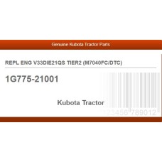 REPL ENG V33DIE21QS TIER2 (M7040FC/DTC)