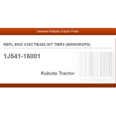 REPL ENG V38CTIE4Z6 INT TIER4 (M9960ROPS)