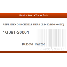 REPL ENG D1105E3B24 TIER4 (B2410/B7610HSD)