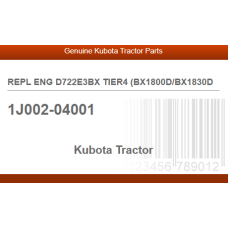 REPL ENG D722E3BX TIER4 (BX1800D/BX1830D