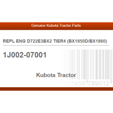REPL ENG D722E3BX2 TIER4 (BX1850D/BX1860)