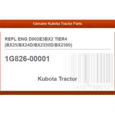 REPL ENG D902E3BX2 TIER4 (BX25/BX24D/BX2350D/BX2360)