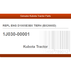 REPL ENG D1005E3BX TIER4 (BX2660D)