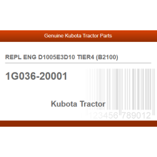 REPL ENG D1005E3D10 TIER4 (B2100)