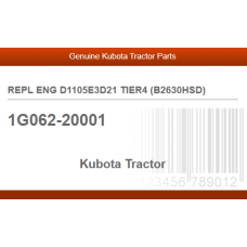 REPL ENG D1105E3D21 TIER4 (B2630HSD)
