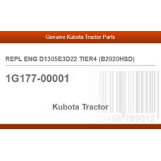 REPL ENG D1305E3D22 TIER4 (B2920HSD)
