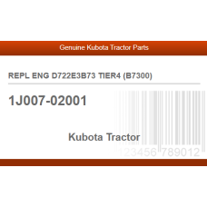 REPL ENG D722E3B73 TIER4 (B7300)