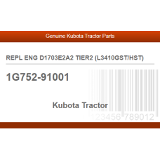 REPL ENG D1703E2A2 TIER2 (L3410GST/HST)