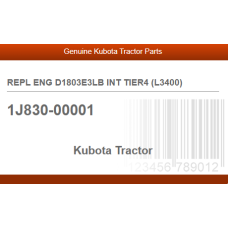 REPL ENG D1803E3LB INT TIER4 (L3400)