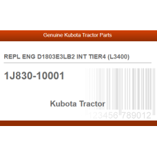 REPL ENG D1803E3LB2 INT TIER4 (L3400)