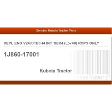 REPL ENG V2403TE3H4 INT TIER4 (L5740) ROPS ONLY