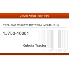 REPL ENG V307DT3 INT TIER4 (M5040HD-1)