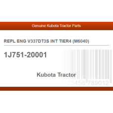 REPL ENG V337DT3S INT TIER4 (M6040)