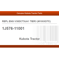 REPL ENG V38DCT3UA1 TIER3 (M100XDTC)