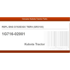 REPL ENG D782E3GX TIER4 (GR2100)