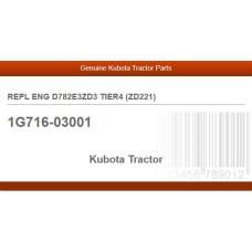 REPL ENG D782E3ZD3 TIER4 (ZD221)